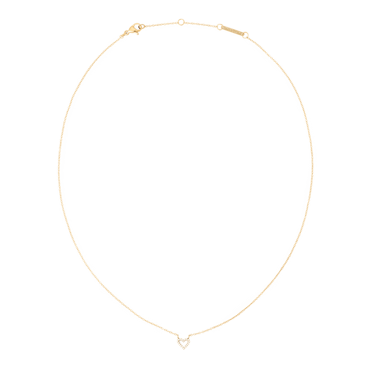 Mirelle Heart Necklace Gold