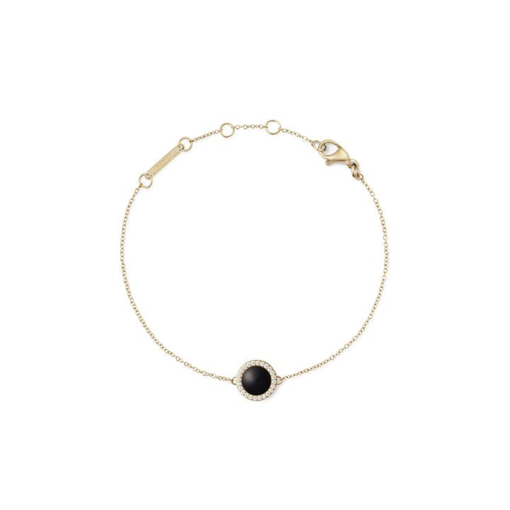 Audrey Bracelet Black Agathe Gold