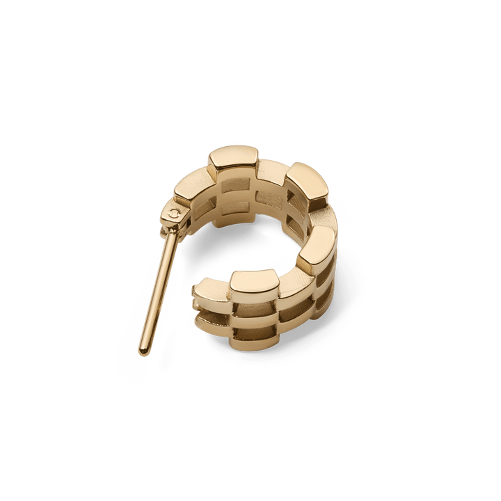 5-Link Earrings Gold