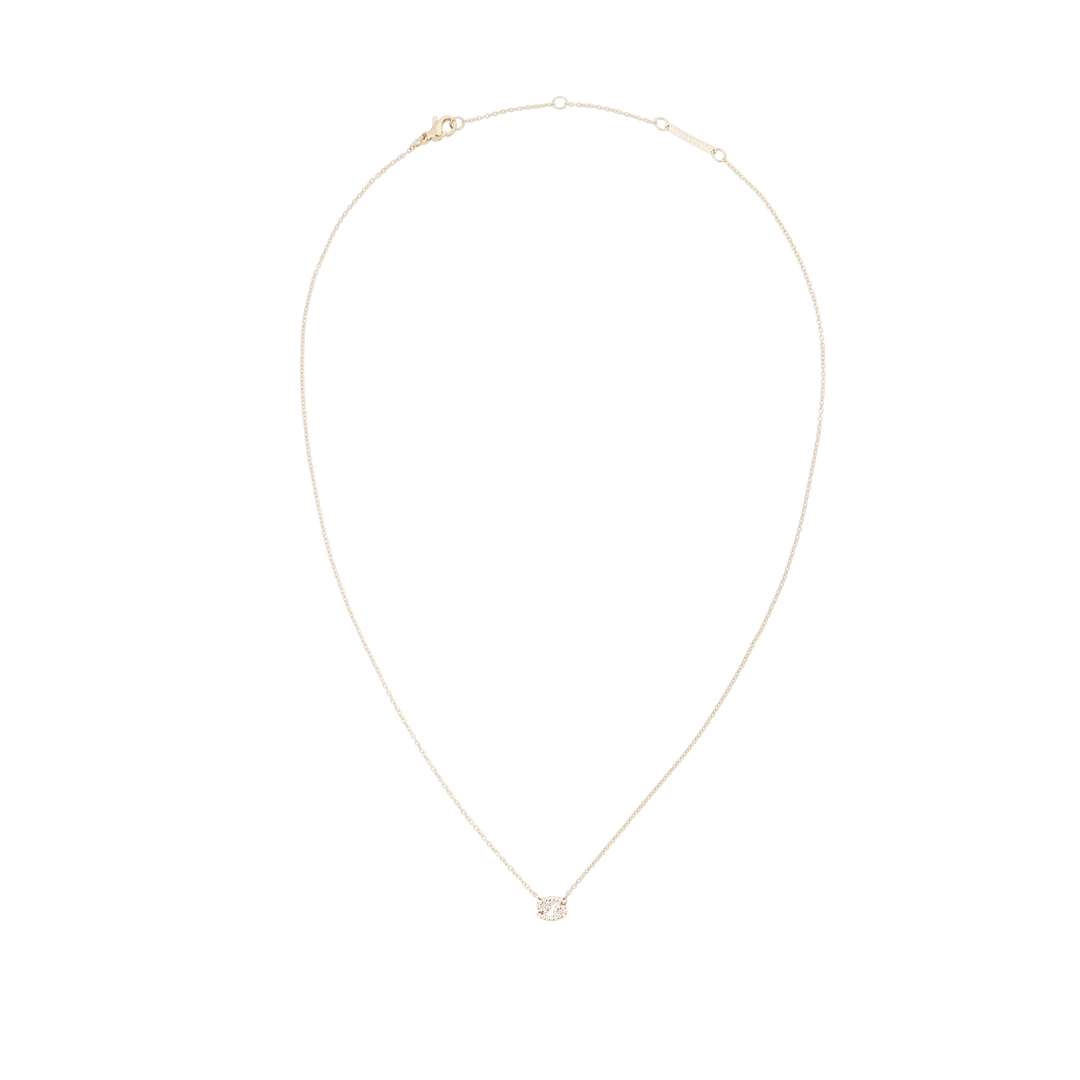 Crystal Zodiac Chain Necklace Gold