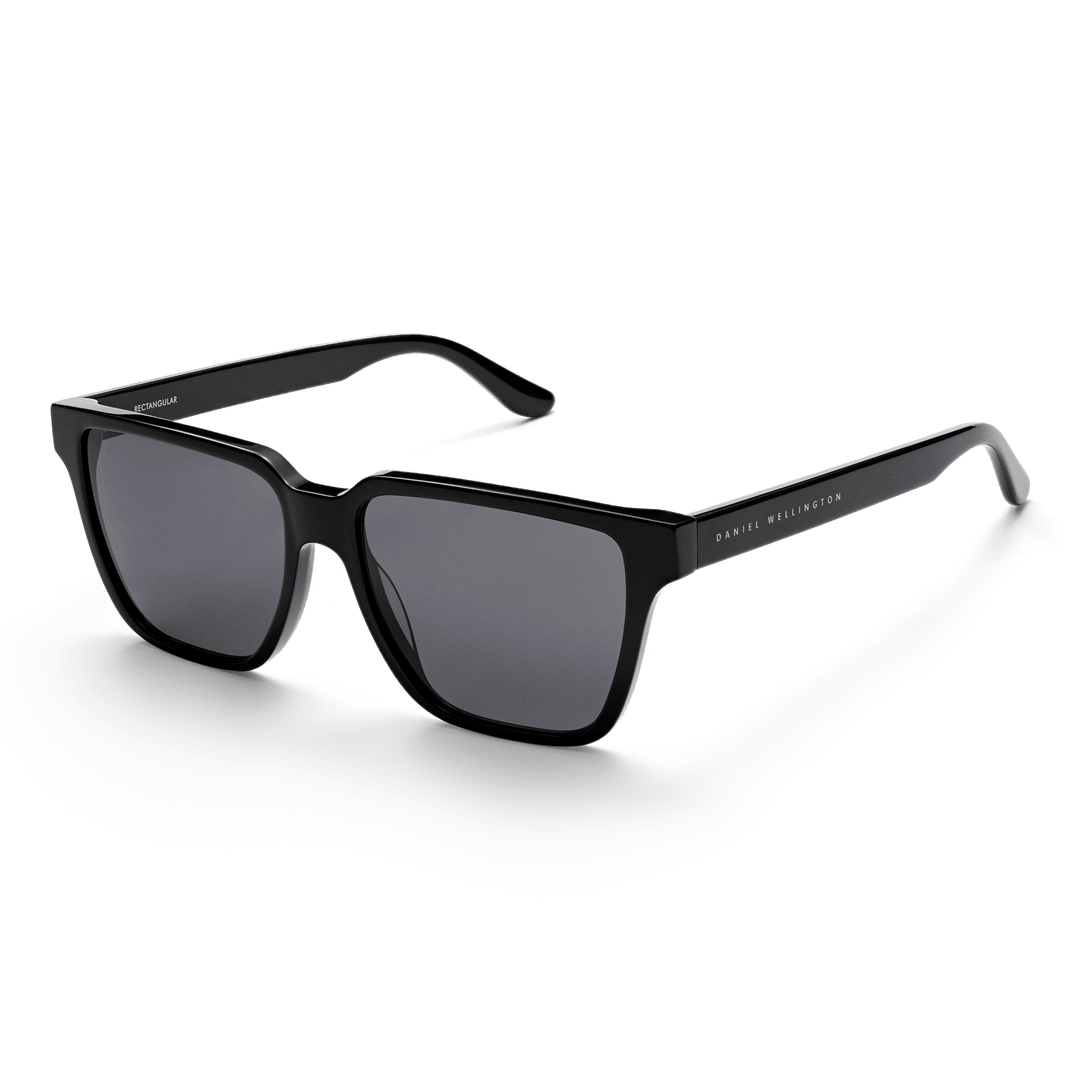 Rectangular Bio-Acetate Black