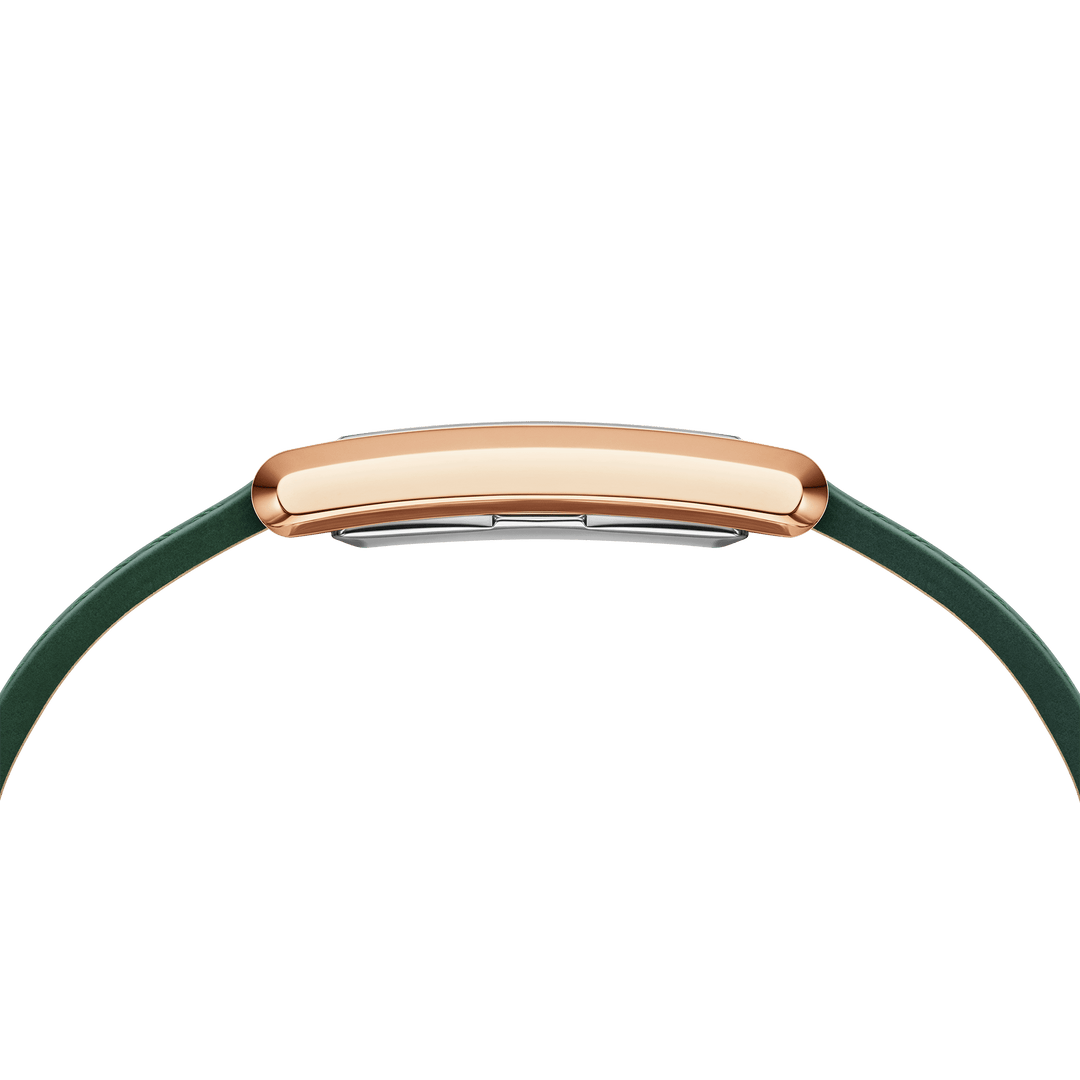 Bound Crocodile Emerald Sunray Rose Gold