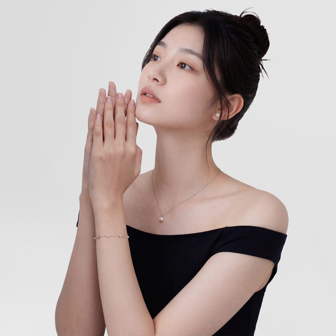 Pearl Bracelet Silver