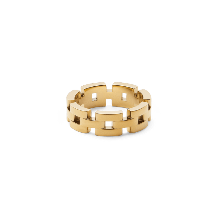 3-Link Ring Gold