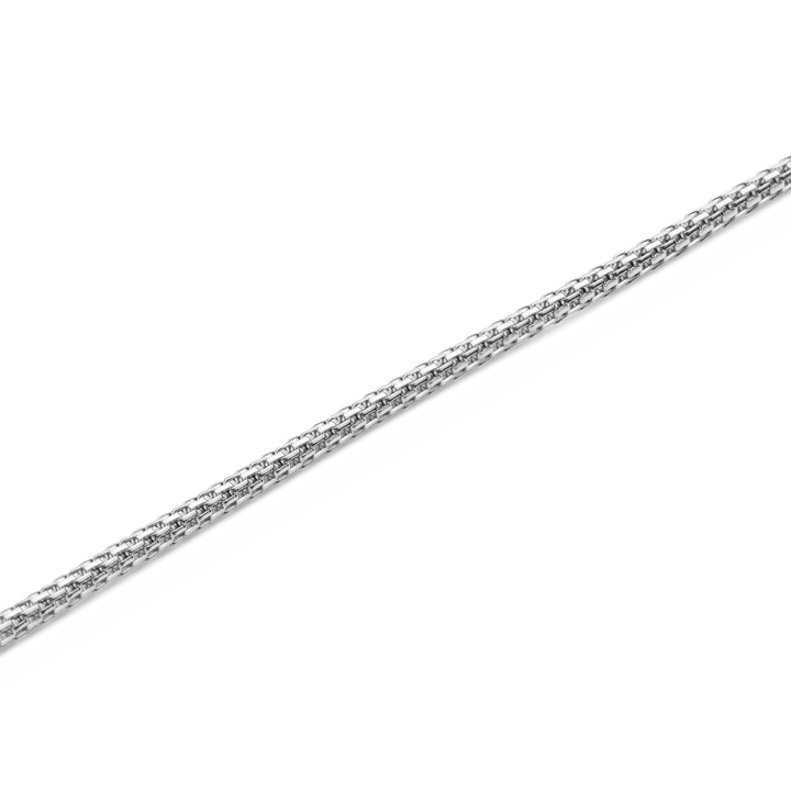 Tide Mesh Necklace Silver 1.8