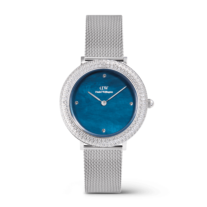 Crystalline Bezel Sterling Blue
