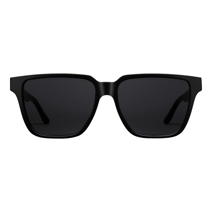Rectangular Bio-Acetate Black