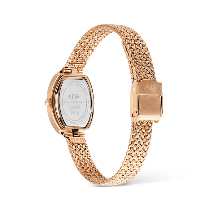 Juliette Braided Mesh White Sunray Rose Gold