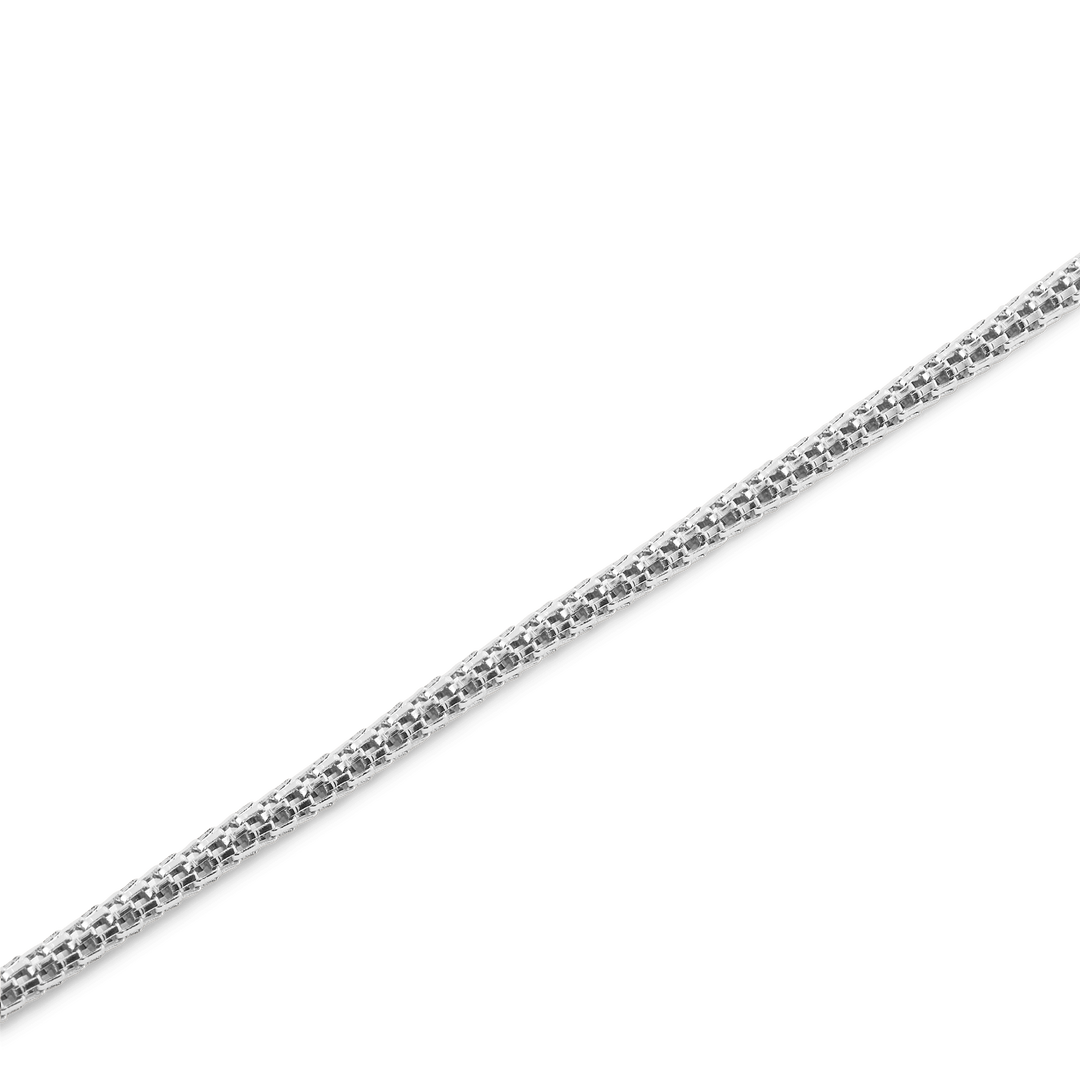 Tide Mesh Bracelet Sterling 1.8