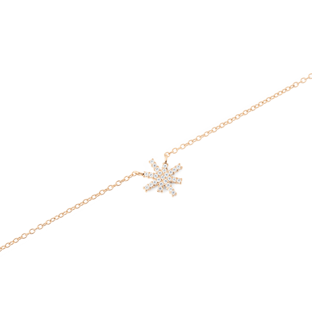 Mirelle Star Necklace Rose Gold