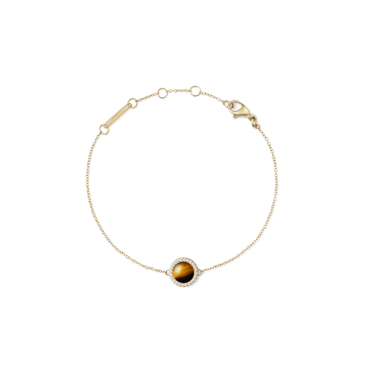 Audrey Bracelet Tiger Eye Gold