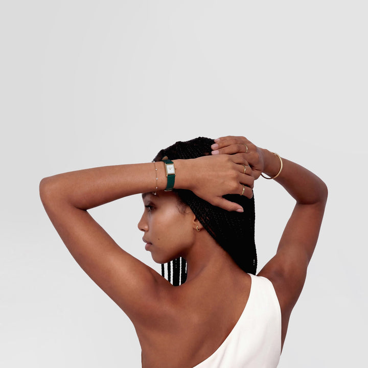 Bound Mini Green Lizard Gold