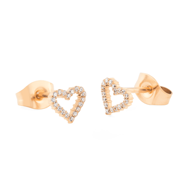 Mirelle Heart Earring Rose Gold