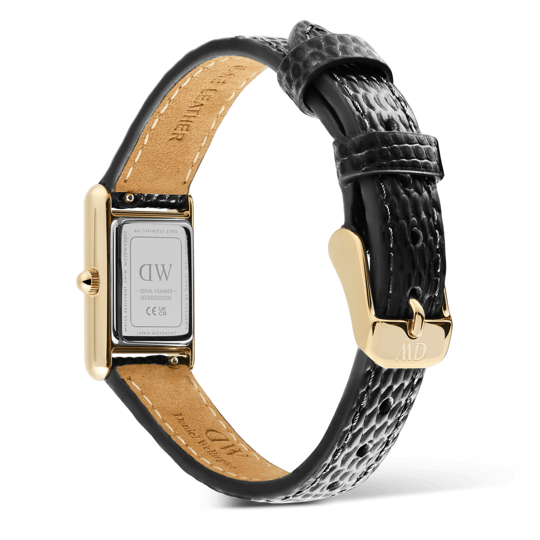 Bound Mini Black Lizard Gold