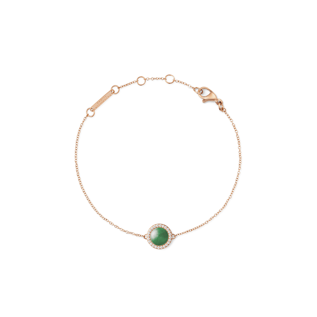Audrey Bracelet Jade Rose Gold