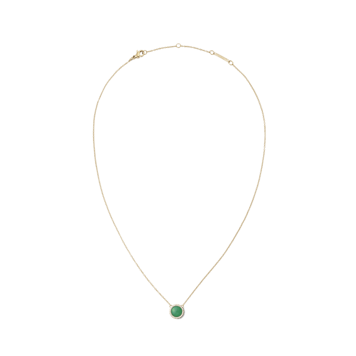 Audrey Necklace Jade Gold