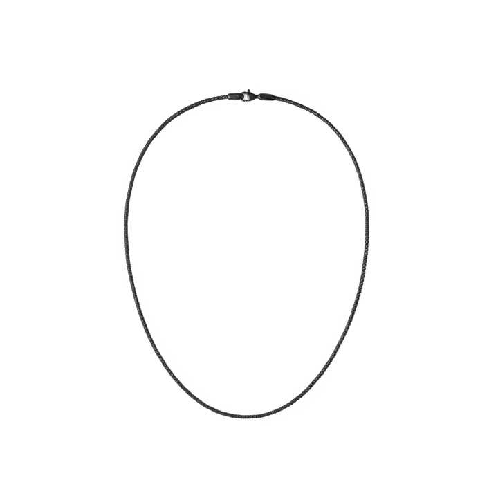 Tide Mesh Necklace Black 1.8