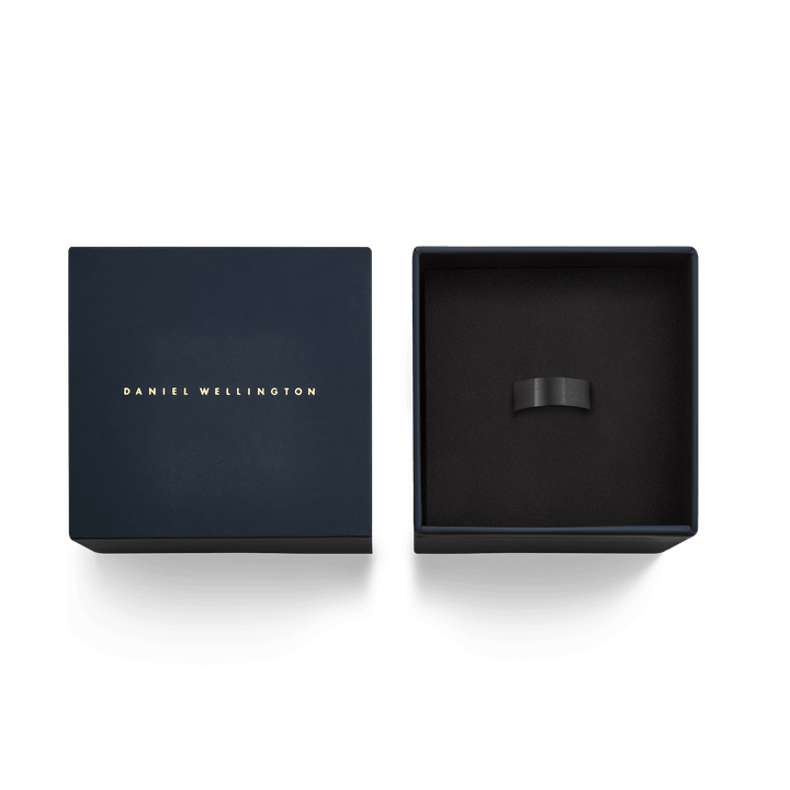 Line Ring Brushed Graphite 8mm