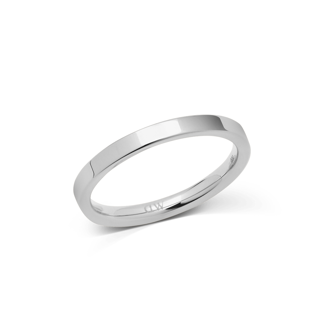 Line Ring Polished Silver 2.5mm