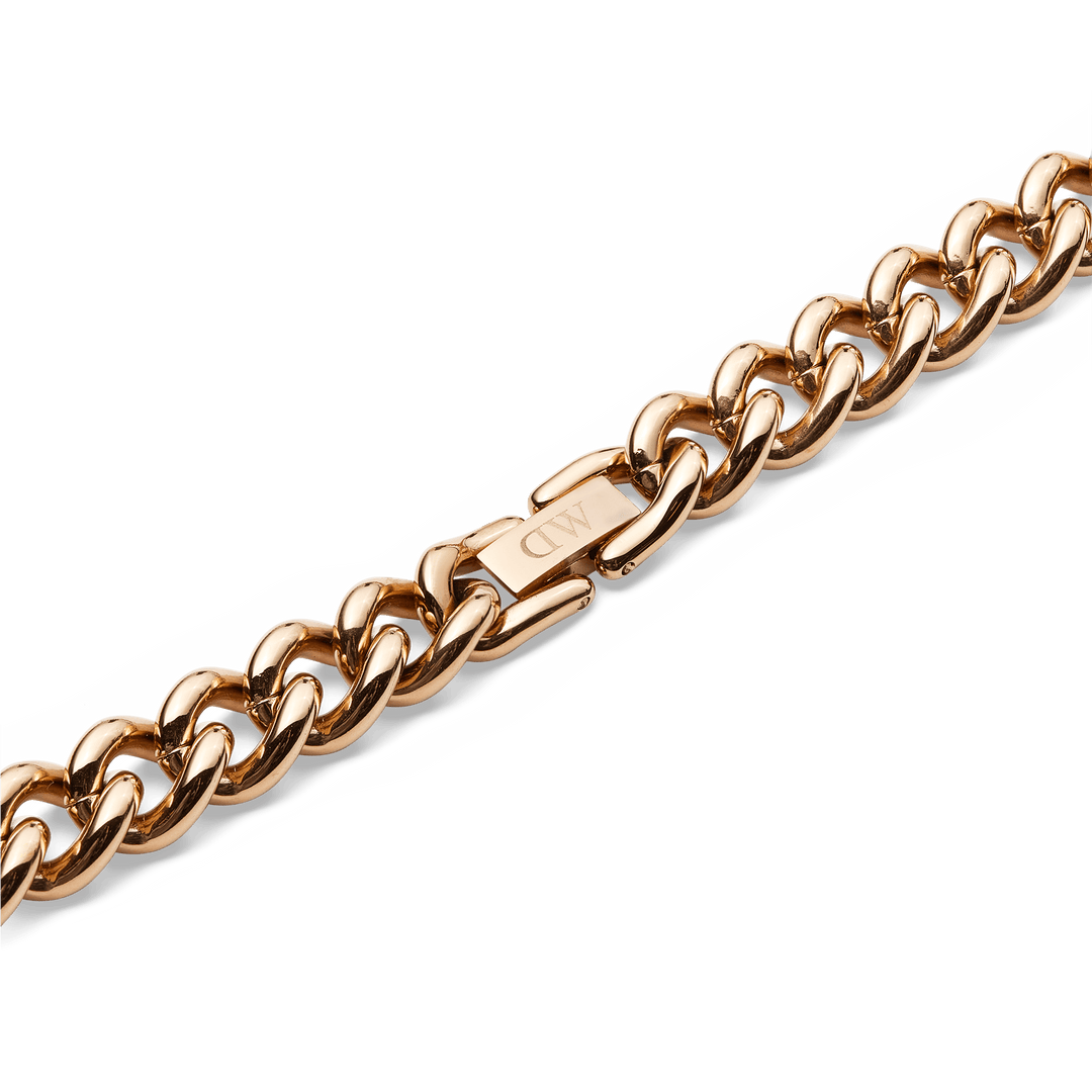 Chunky Chain Necklace Rose Gold