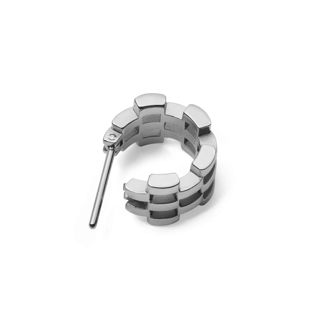 5-Link Earrings Silver