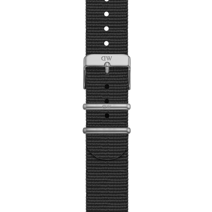 Smartwatch Strap Nato Silver