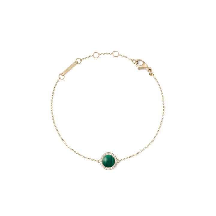 Audrey Bracelet Malachite Gold
