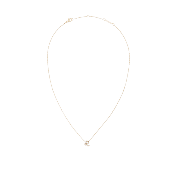 Crystal Zodiac Chain Necklace Gold
